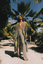 Load image into Gallery viewer, 010-MEGAN -TR -purpel- kimono dress
