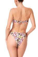 Load image into Gallery viewer, 013-C18-BANDEAU. BIKINI-TR FLORAL IVORY
