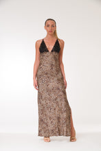 Load image into Gallery viewer, 0-LULU-LONG  DRESS-LEOPARD
