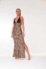 Load image into Gallery viewer, 0-LULU-LONG  DRESS-LEOPARD
