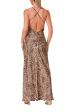 Load image into Gallery viewer, 0-LULU-LONG  DRESS-LEOPARD

