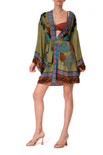 Load image into Gallery viewer, 00-07-MAGDA-TR-SHORT KIMONO DRESS
