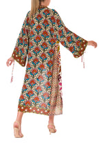 Load image into Gallery viewer, 00-08-MEGAN -TR -cognac- kimono dress
