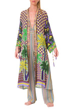 Load image into Gallery viewer, 010-MEGAN -TR -purpel- kimono dress
