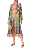 Load image into Gallery viewer, 010-MEGAN -TR -purpel- kimono dress
