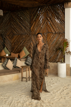 Load image into Gallery viewer, 01-NAOMI-WR-KAFTAN DRESS LEOPARD

