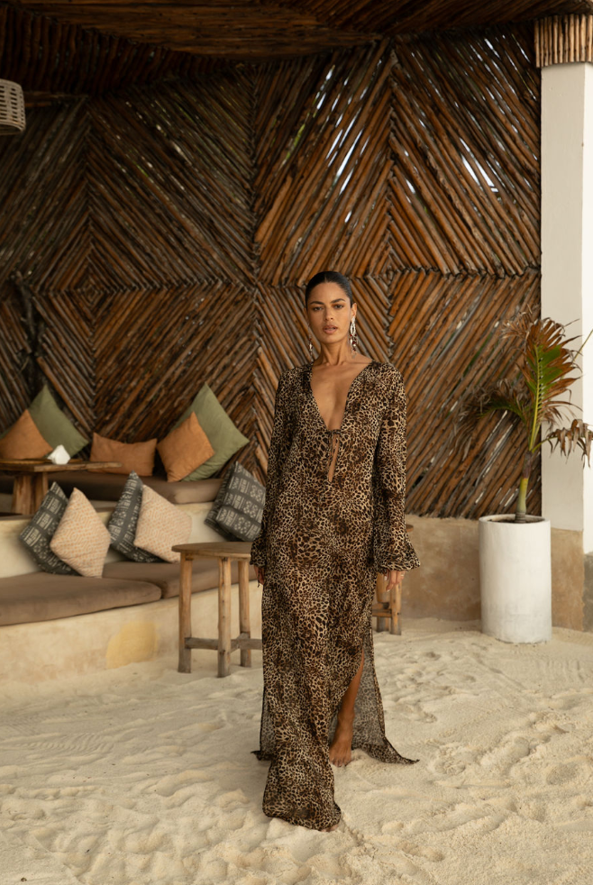 01-NAOMI-WR-KAFTAN DRESS LEOPARD