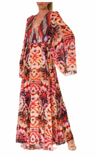 Load image into Gallery viewer, 20-NADA-IKAT RED - dress
