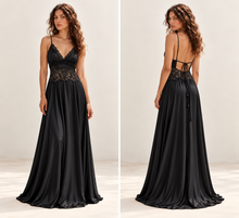 Load image into Gallery viewer, 00-SOFY- long dress in silk
